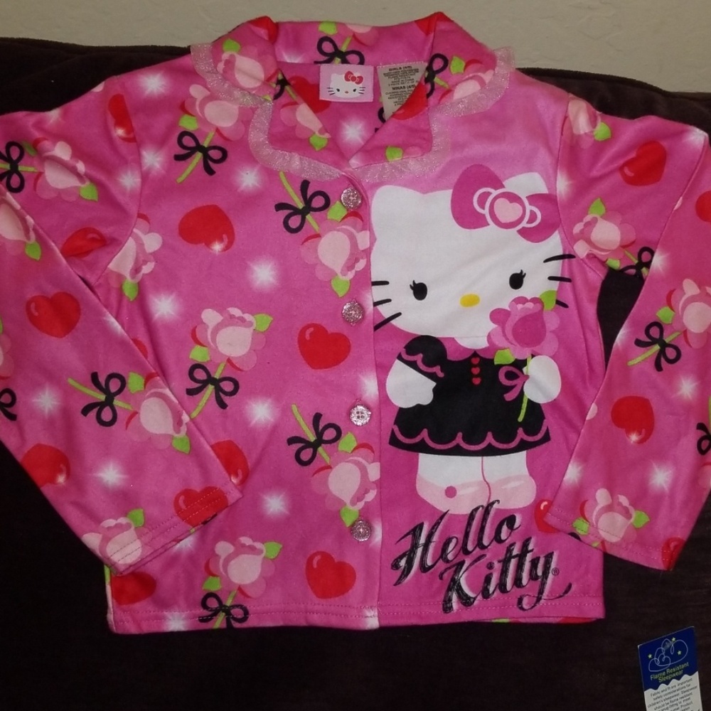 NWT Hello Kitty Pajama Top